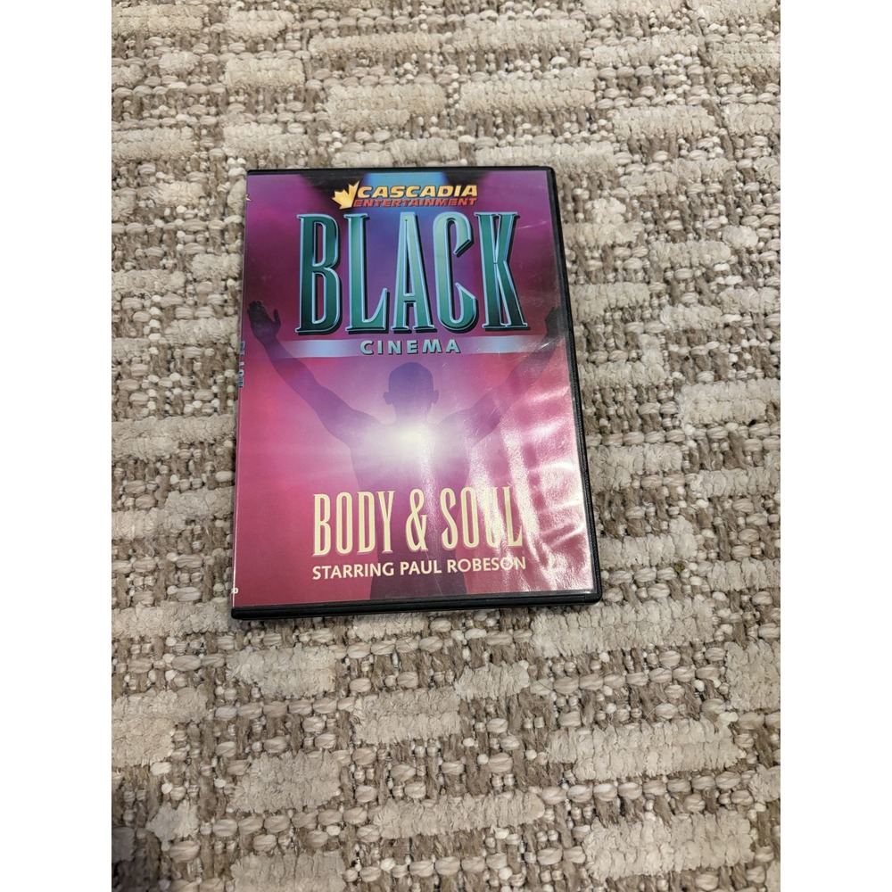 Body and Soul DVD Paul Robeson Black Cinema Oscar Micheaux 1925 Silent Film